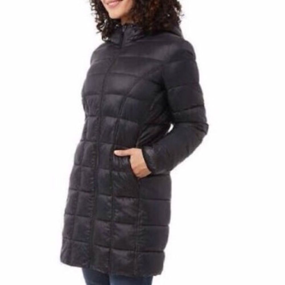 Aventure Women's Size S 3/4 Length Puffr  Jacket Black